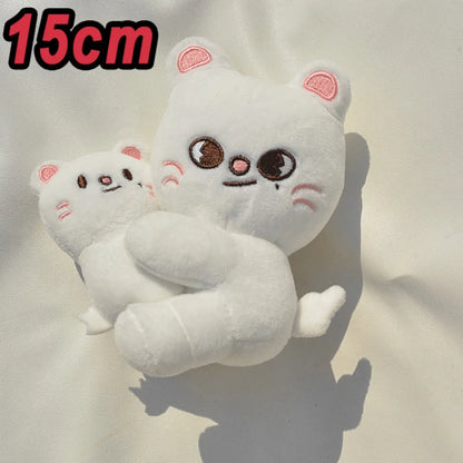 *SKZOO Kpop Plush Toys,Wolf Bear Foxes Duck Cartoon Cute Plush Animal Backpack Dolls, Large Messenger Bag, Throw Pillow, Gift