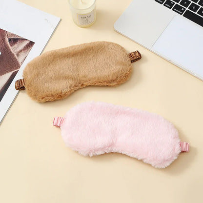 Sleeping Mask Sleeping Blindfold Soft Plush Eye Masks Cute Love Cloud Eye Cover Plush Mask Eyepatch Nap Health Eye Cover