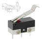 20/100/1000Pcs 3Pin Micro Limit Switch SPDT Momentary Push Button Switch 1A/125V Mouse Switch with Handle Roller