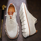 New men's large-sized casual shoes - Fly-Weave mesh breathable sports shoes, lightweight and slip-resistant men's shoes