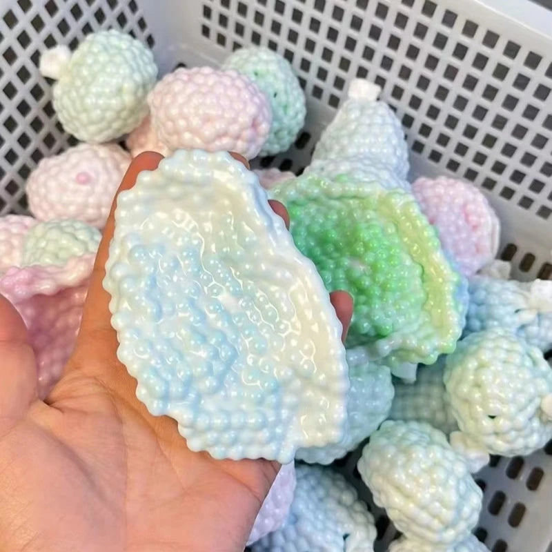 Soft Cloud Shape Squishy Toy Sand Ball Grape Stress Relief Ball Fidget Sensory Toy Squeezing Soothing Toy Gift for Adult Kids