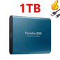 Genuine Portable SSD 1TB High Speed External Hard Drive 2TB/4TB USB 3.2 Hard Disk 16TB Mass Solid State Drive for Laptop/PC/MAC