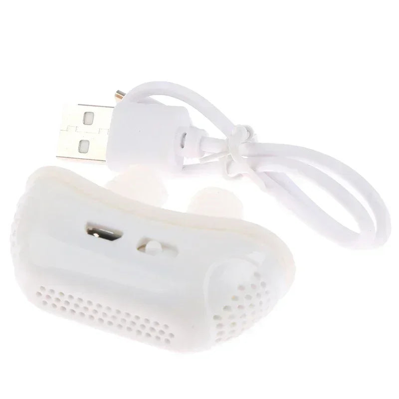 Electric Anti Snore Device Anti-Snoring Stopper Anti Snore Nose Clip Sleep Aid Care Better Breath Aid Sleepping Ventilator