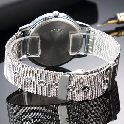 Luxury Women Watches New Stylish Silver Minimalist Business Ladies Alloy Casual Bracelet Montre Femme Female Watch