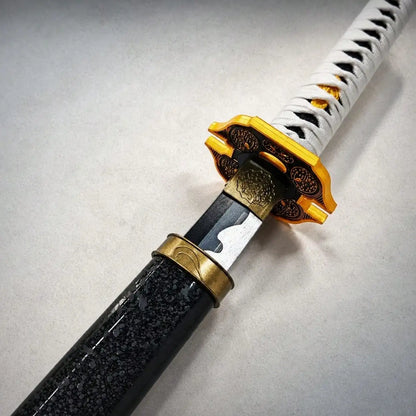 40inch 101cm Katana Sword Devil May Cry Vergil Yamato Wood Bamboo Blade Anime Cosplay Costume Prop Belt Holster Stand Holder Samurai Ninja Katana Wooden Sword Sabre Schwert Manga Game Cosplay Katana Toy Gift Collection Displa