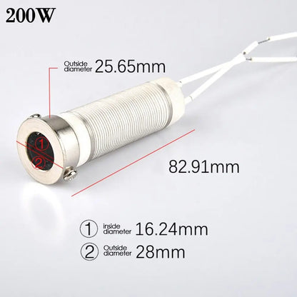 220V 75W100W150W200W300W500W Soldering Iron Core Heating Element Replacement Welding Tool Mica Externally Heating Core