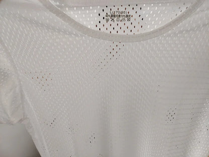 Men's Ice Silk Mesh Vest O-Neck Lightweight Sports Summer Wear Sleeveless T-shirt Tank Top Casual Fashion Outerwear