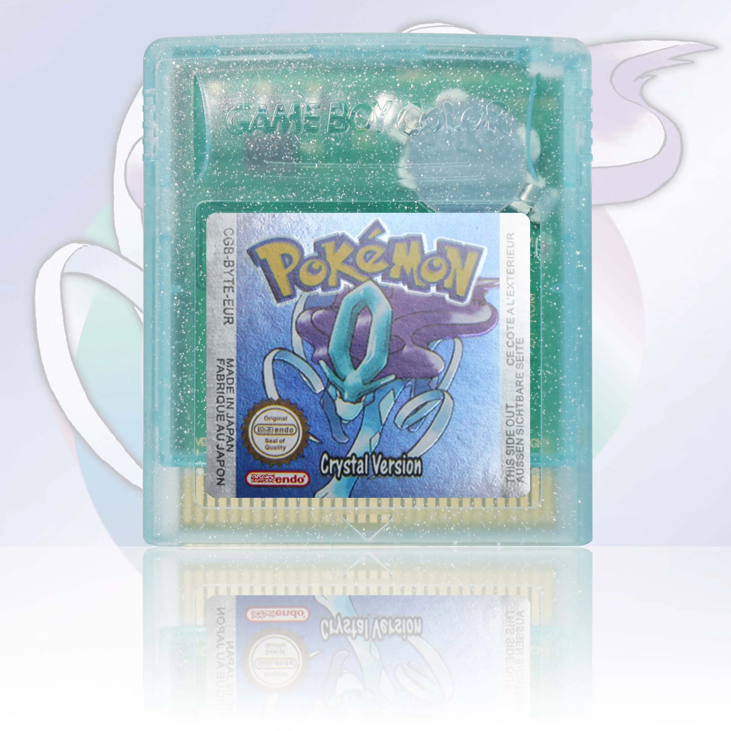 GBC/GBA EUR Version Pokemon Crystal/Yellow/Emerald/Fire Red/Leaf Green Game Cartridge Video Game Card High Quality with Battery