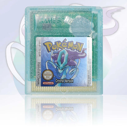 GBC/GBA EUR Version Pokemon Crystal/Yellow/Emerald/Fire Red/Leaf Green Game Cartridge Video Game Card High Quality with Battery