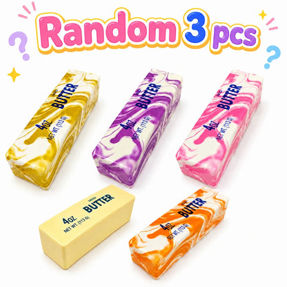 Hot 2026 Butter Stick Squishy Squeeze Toy Soft Butter Stick Slow Rebound Stress Ball Fidget Toy Sensory Stress Relief Fidget Toy