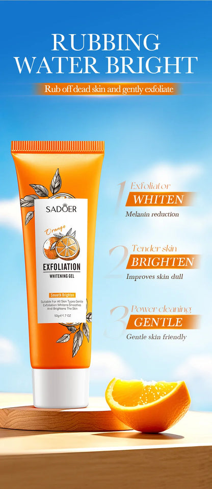 Face Exfoliating Gel Deep Cleansing Pores,Remove Dead Skin Purify Gentle Exfoliate Oil Control Moisturizing Face Scrub Skin Care