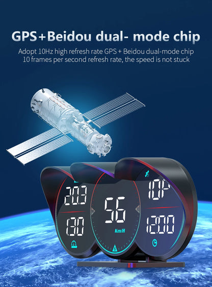 Car Head Up Display HUD GPS Computer Speedometer Windshield Projector Car Dashboard Speed Displays System Modification Car Acces