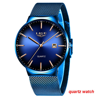 2026 LIGE Automatic Mechanical Wrist Watches For Men Top Brand Luxury Tourbillon Men Watch Fashion Business Waterproof Watch Men