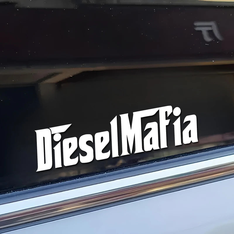 Car Body, Window Full Stickers Featuring Holographic Diesel Mafia Car Body，Attractive Diesel Mafia Holographic Car Stickers