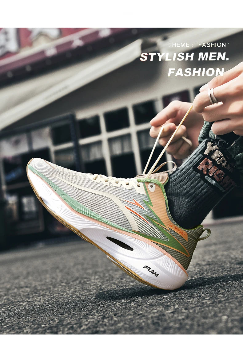 Marathon Running Shoes Speciality Men Sports Cushion Carbon Board Breathable Lightweight Comfortable Women's Athletic Sneakers