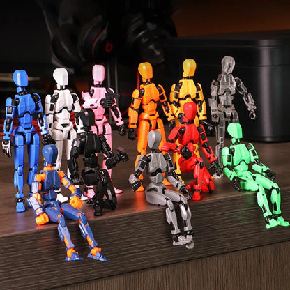 Multi-Jointed Movable Shapeshift Robot Magnetic Attraction 3D Printed Mannequin Dummy 13 Action Figures Toys For Children Adult