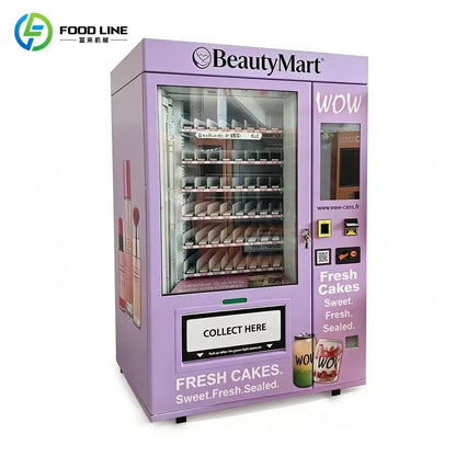 Touch Screen Eyelash Earring Vending Machine AI Virtual Trial Card Reader for Shopping Mall Retail Free Custom Stickers