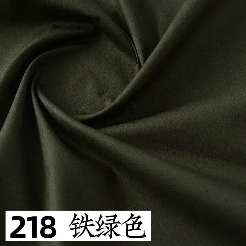 145x50cm Solid Color Pure Cotton Poplin Clothing Fabric DIY Handmade Clothes for Girls, Plain Color Antique Skirt Cotton Cloth