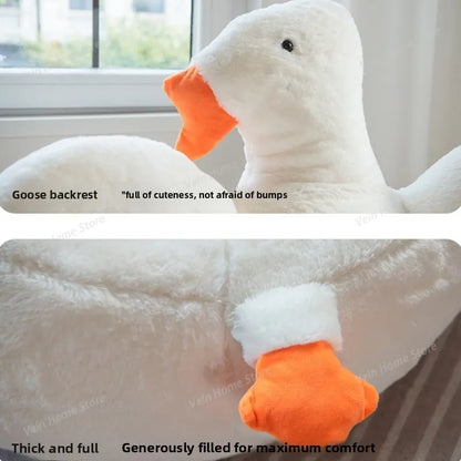 creative cute bean bag sofa goose-shaped design soft portable sofa single lightweight couch wohnzimmer living room furniture
