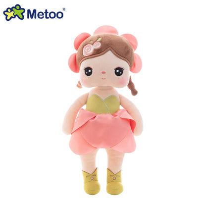 Metoo Doll  plushie kawaii Flower Fairy Angela Plush Toys Pillow Cartoon Decoration Gift For Kids Friends