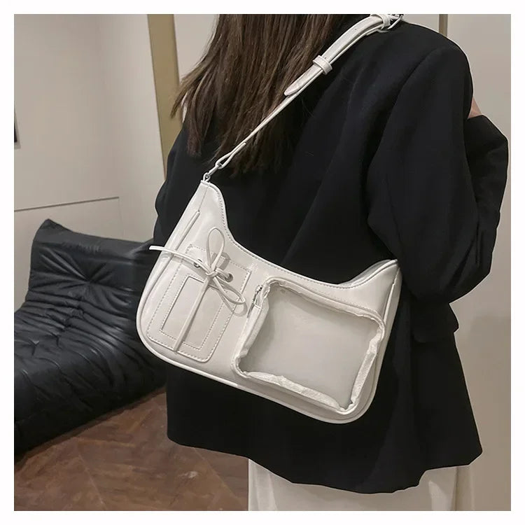 Koreańska Przezroczysta Torba Ita Bag JK Harajuku Duża Pojemność Torba Na Ramię Dla Kobiet Dziewcząt Torebka Y2k Kawaii Bolso Mujer