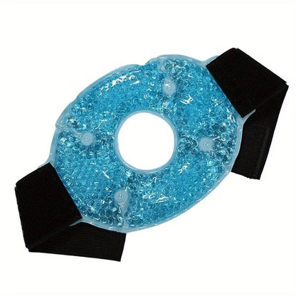 Reusable Soft Gel Ice Compress Strap Cold Soft Gel Bead PVC Skin-friendly Hot Cold Gel Ice Pad Adjustable Strap