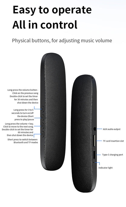 Bone Conduction Sleep Speaker Bluetooth-compatible Speaker Under Pillow Speaker Sleep Device Sleep Aid Headphones 2026
