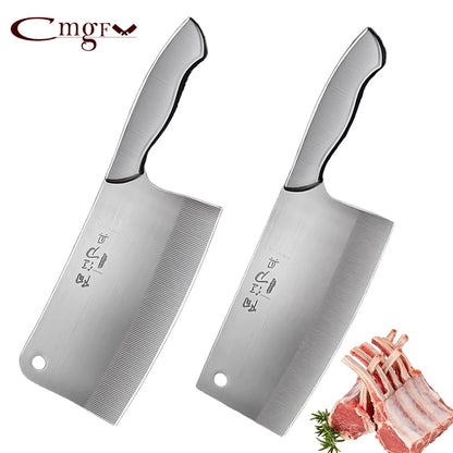 Professional Kitchen knife Stainless steel Slicing knife Heavy-duty Bone Chopping knife Durable tool for home and commercial use