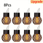 Solar LED Outdoor Flame Effect Hanging Lantern Out Waterproof Garden Decoration Lamp Solar Fairy Light For Patio Garden Yard