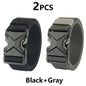 Men's Tactical Belt Nylon Braided Outdoor Training Military Belt Canva Casual Mountainee Trouser Pants Jeans Buckle Waist Belt