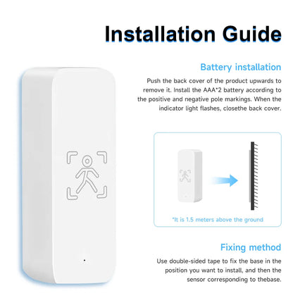 Tuya 10G Mmwave Human Motion Sensor Zigbee Smart Presence Detector Indoor Security Alarm System With App Control