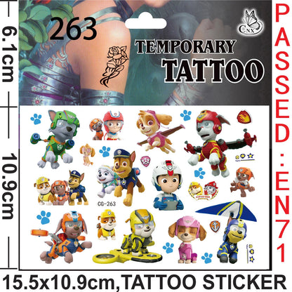 Paw Patrol Party Favors Slap Bracelet Stamps Keychains Gift Bag Stickers Birthday Party Decoration Christmas Stocking Fillers