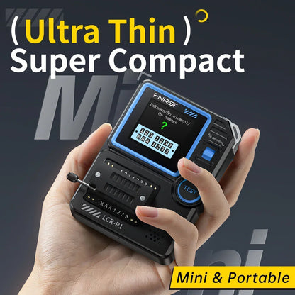 FNIRSI LCR - P1 A Multifunctional Tester for Transistors, Diodes, Capacitance, Resistance, LCR and ESR Measurements