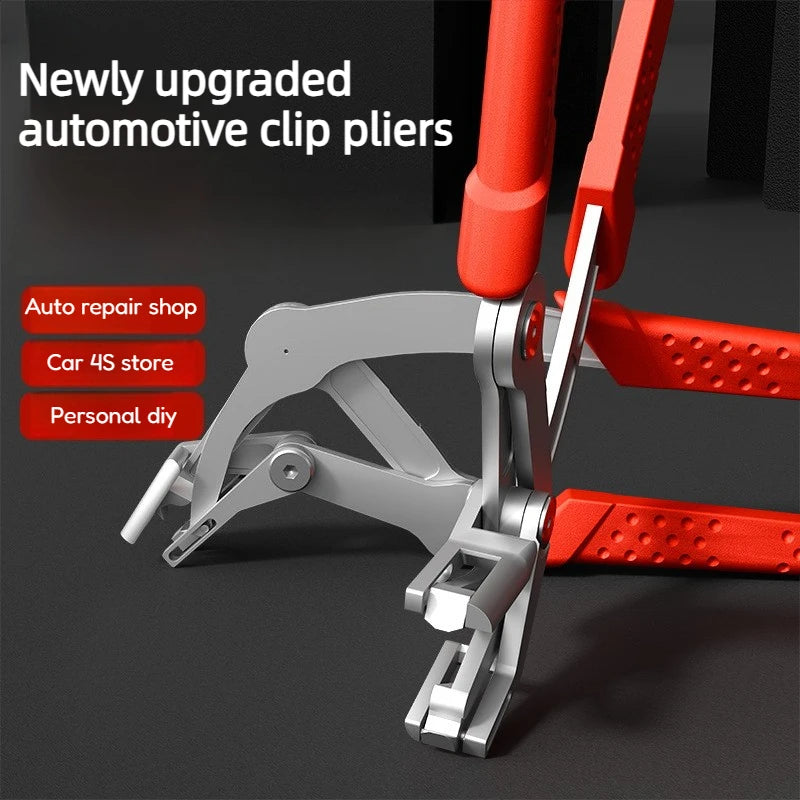 Professional Car Clip Removal Pliers Auto Trim Fastener Remover Tool Plastic Rivet Puller for Interior Door Panel Chassis Trunk