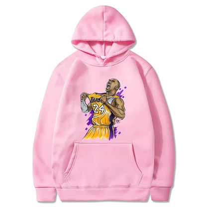Lakers Kobe Bryant Printed Spring and Autumn Hoodie Unisex Casual Classic Simple Cool Sportswear