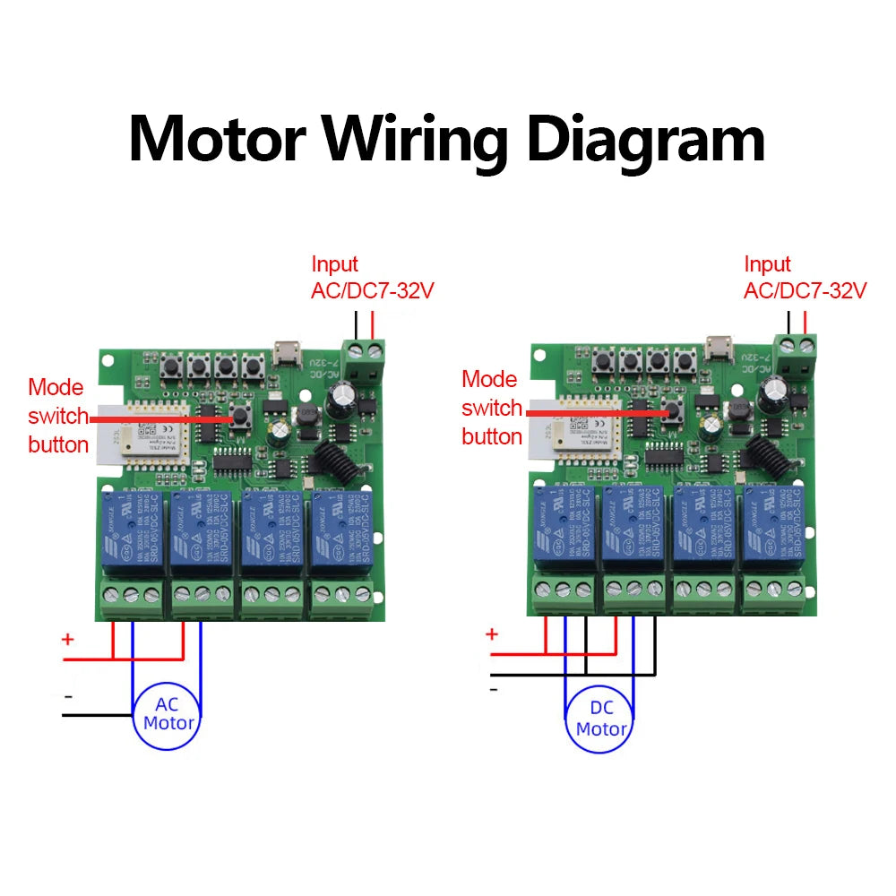 Tuya Zigbee Relay 4CH Smart Home Switch Module APP Remote Control Wireless Radio RF 433 4 Channel Relay for Zigbee Gateway Hub