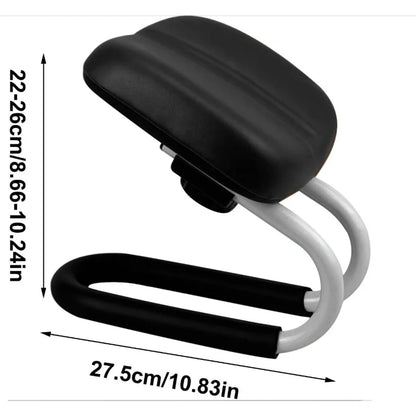 Portable Prayer Stool Adjustable Height Metal Kneeling Stool Non-slip Leg Sleeve Ergonomic Kneeling Chair for Home Yoga Studio