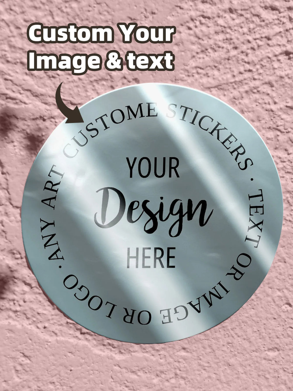 1/60/120pcs Clear/Waterproof/Clear Waterproof Round PET Stickers, Custom Logo/Image/Text, for Birthday Party Favors & Decor