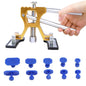 Car Dent Puller Kit Paintless Dent Golden Lifter Suction Cup Bridge Puller Dent Remove Tool Hail Damage Refrigerator Door Repair