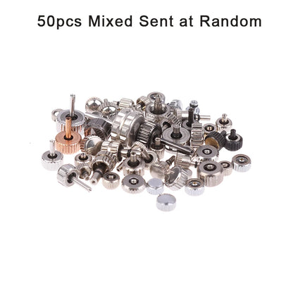 【S】50/100Pcs Watch Accessories Disassembly Parts Disassembly Heads DIY Accessories Watch Handmade Repair Tools