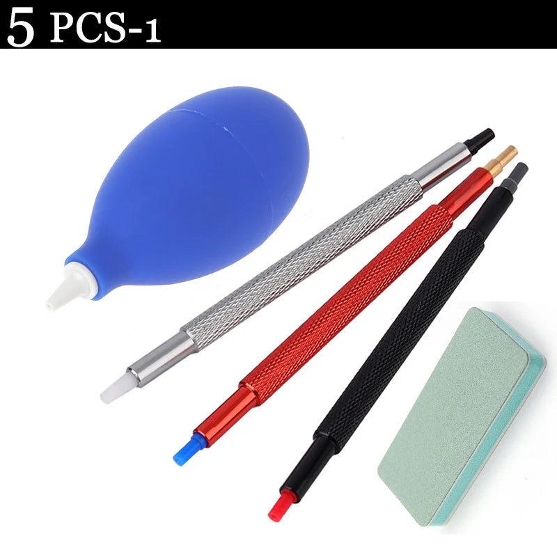 1/2/5/8/11PCS Rubber Watch Dust Air Blower Pump Soft Cleaning Wristwatch Parts Cleaner Blower Tool Brush Watch Repair Tool Set