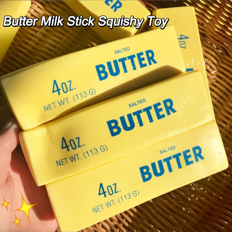 Squishy Butter Stick Anti-stress Decompression Sticks Hand Relax Fidget Slow Rising Gift Birthday Party Favor Gifts