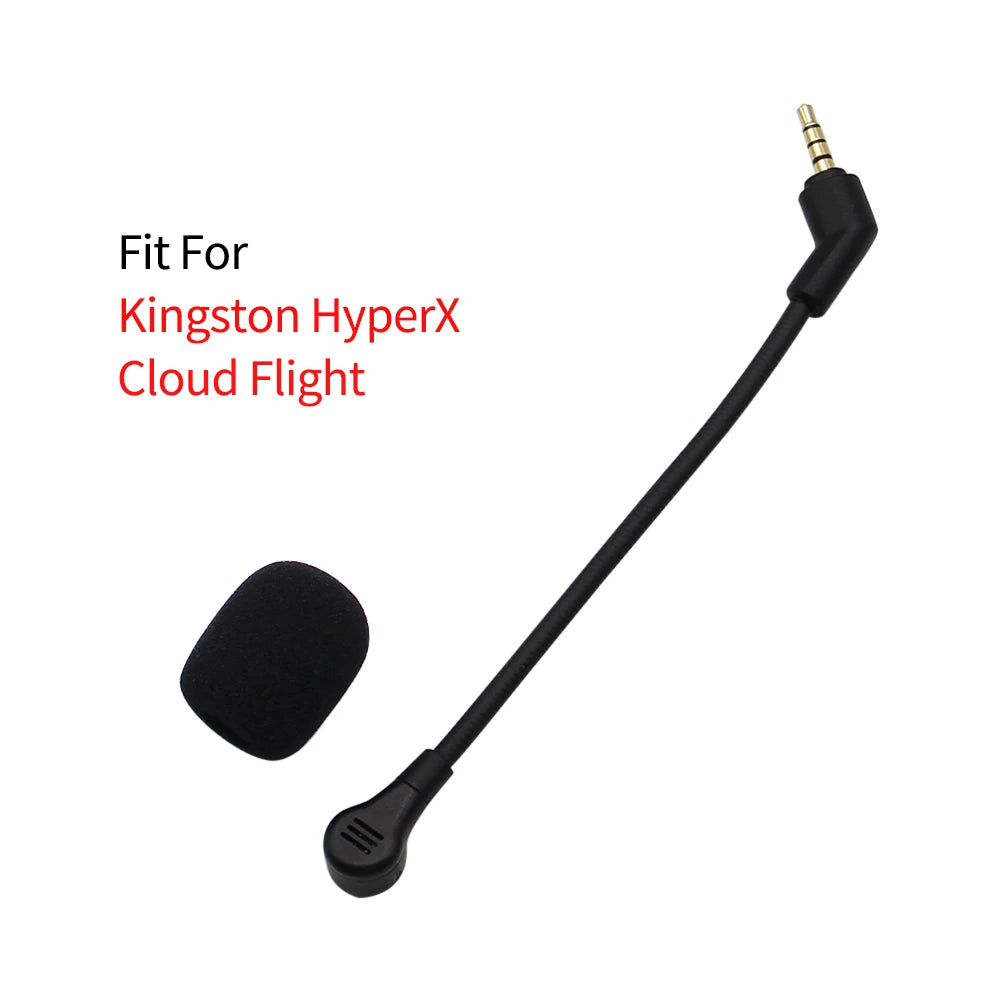 1pc Microphone Replacement MIC for HyperX Cloud Flight Wireless Gaming Headset for Kingston Hyper X Cloud Flight Headphones mic