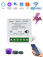 Tuya Smart Wifi Switch RF433Mhz Wireless Light Switch 16A/20A Relay Smart Life App Remote Voice Control With Alexa Google Home
