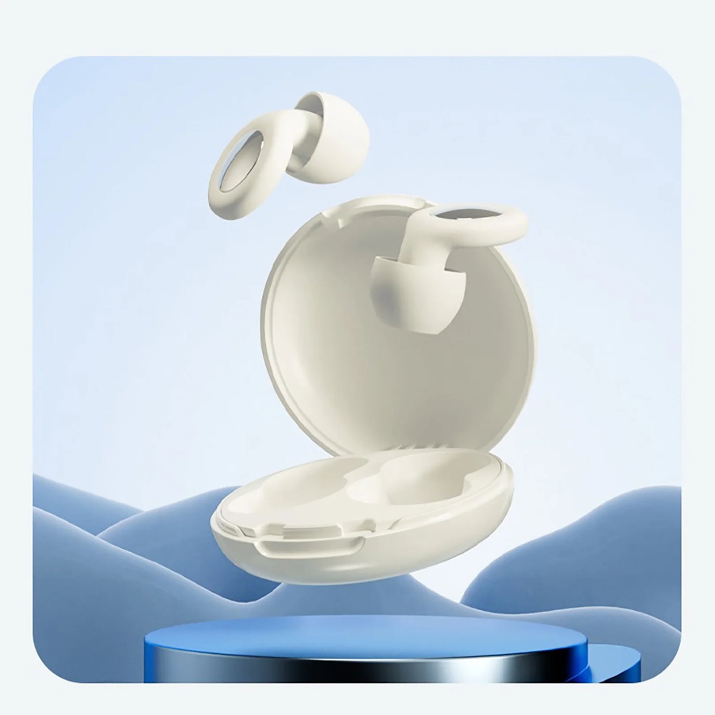 Soft Full Silicone Ear Plugs 25dB Noise Reduction Reusable Sleeping & Hearing Protection Earplugs for Concert
