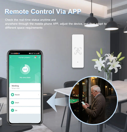 Tuya 10G Mmwave Human Motion Sensor Zigbee Smart Presence Detector Indoor Security Alarm System With App Control