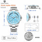 PAGANI DESIGN Men Watches Automatic Watch Mechanical Watch Sapphire Glass Stainless Steel Luminous Date Reloj Hombre Luxury Wris