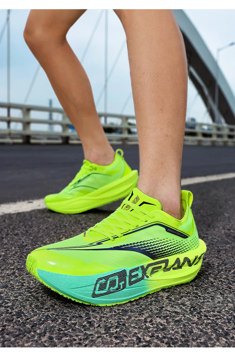 Men Running Shoes Carbon Board Marathon Speciality Sports Breathable Lightweight Women's Comfortable Athletic Sneakers