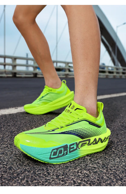 Men Running Shoes Carbon Board Marathon Speciality Sports Breathable Lightweight Women's Comfortable Athletic Sneakers