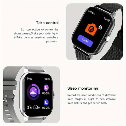 Classic New Smart Watch for Men Women Gift Full Touch Screen Sport Fitness Watch Bluetooth Call Digital Smartwatch Multifunction
